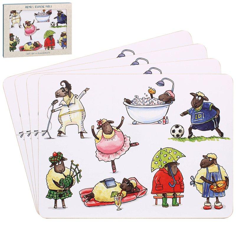 Lesser & Pavey SHEEP PLACEMATS SET 4 LP96297
