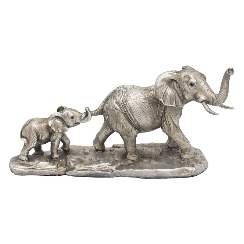 lesser & pavey SILVER ELEPHANT AND CALF LP48532
