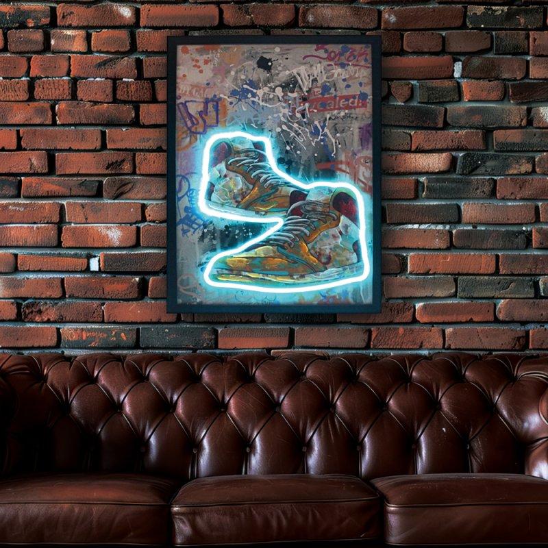 lesser & pavey SNEAKER HEAD WALL ART LP75687