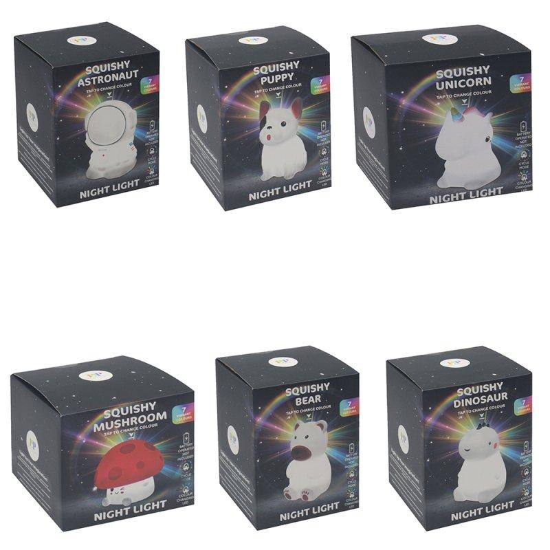 Lesser & Pavey SQUISHY NIGHTLIGHTS 6ASST LP74923