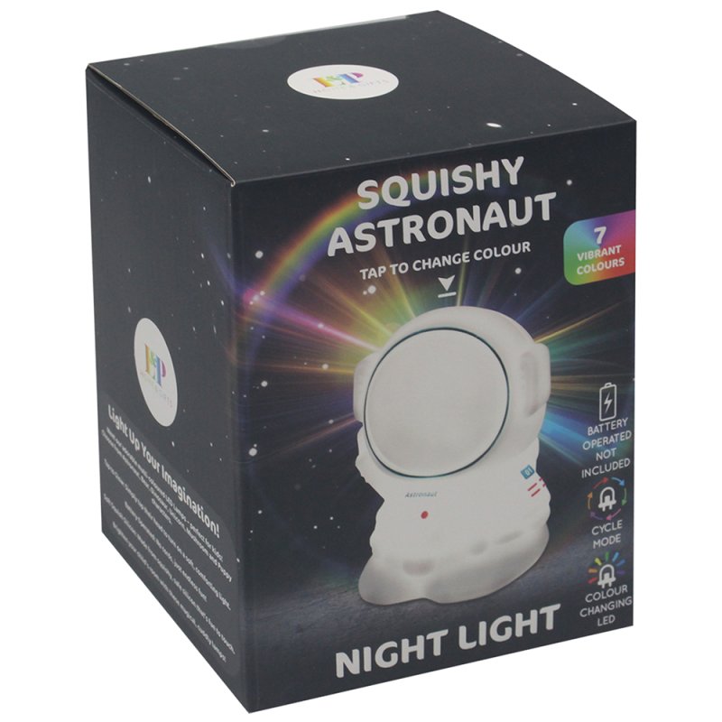 Lesser & Pavey SQUISHY SPACEMAN NIGHTLIGHT LP74917