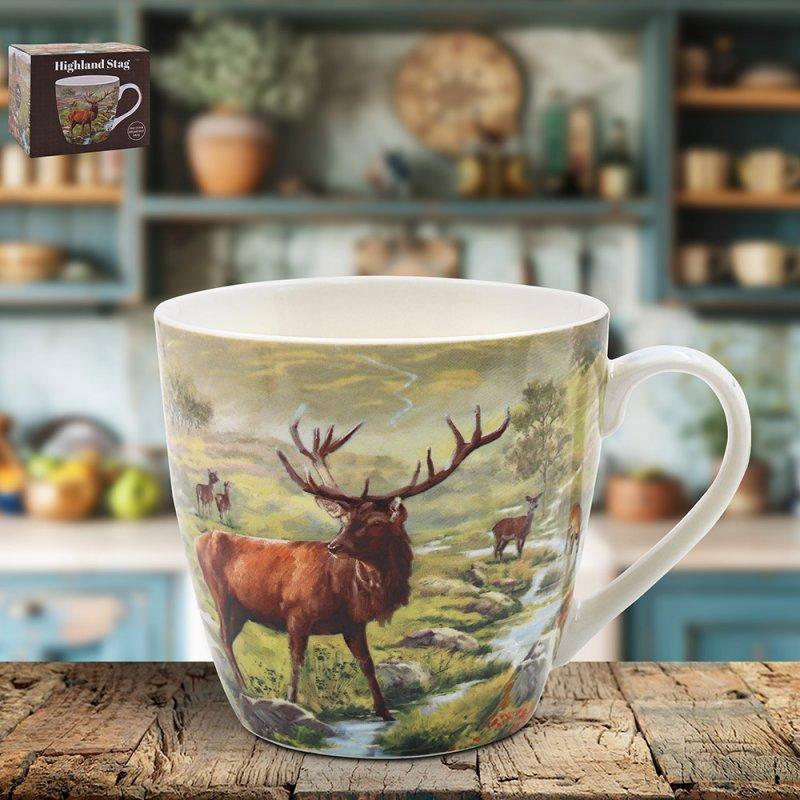 lesser & pavey STAG BREAKFAST MUG LP96534