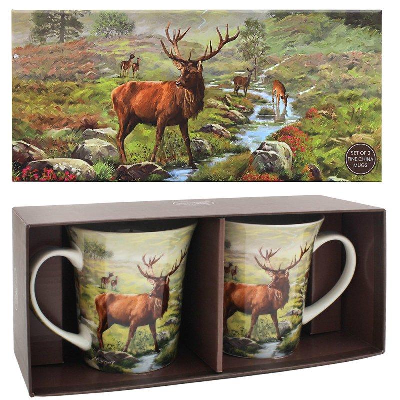 Lesser & Pavey STAG MUGS SET 2 LP96535