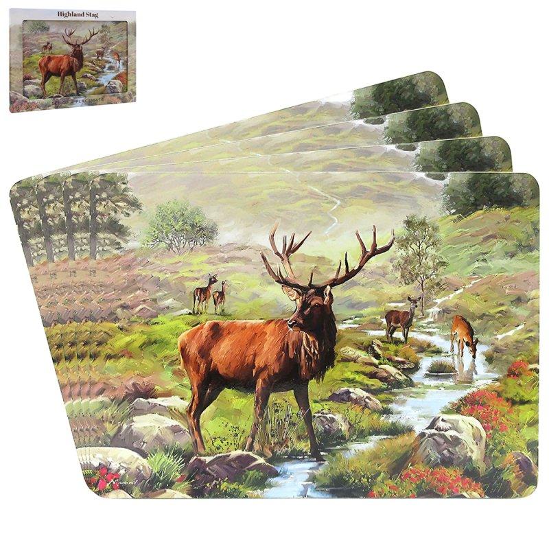 Lesser & Pavey STAG PLACEMATS SET 4 LP96541