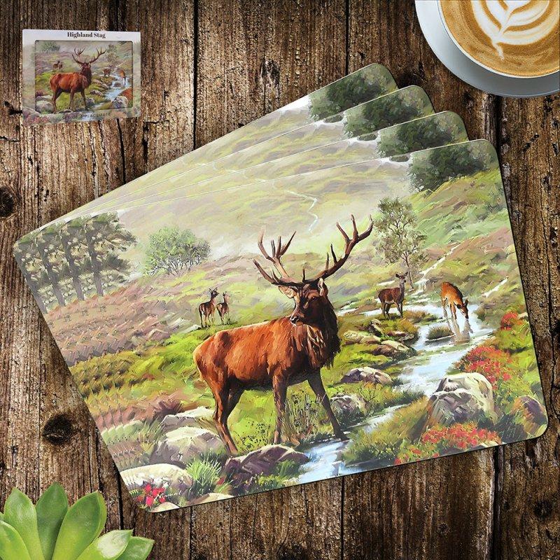 lesser & pavey STAG PLACEMATS SET 4 LP96541