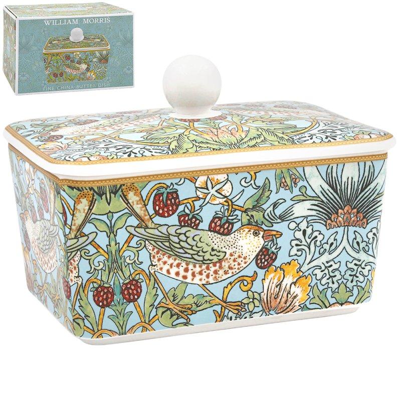 lesser & pavey STRAWBERRY THIEF BUTTER DISH LP96641