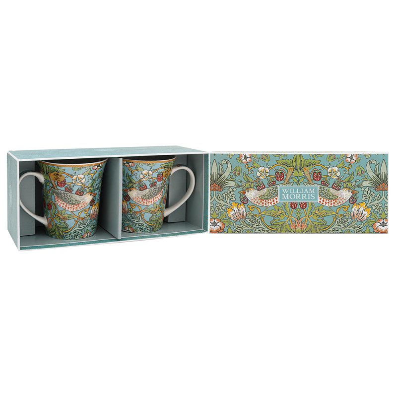 Lesser & Pavey STRAWBERRY THIEF MUGS SET 2 LP96636