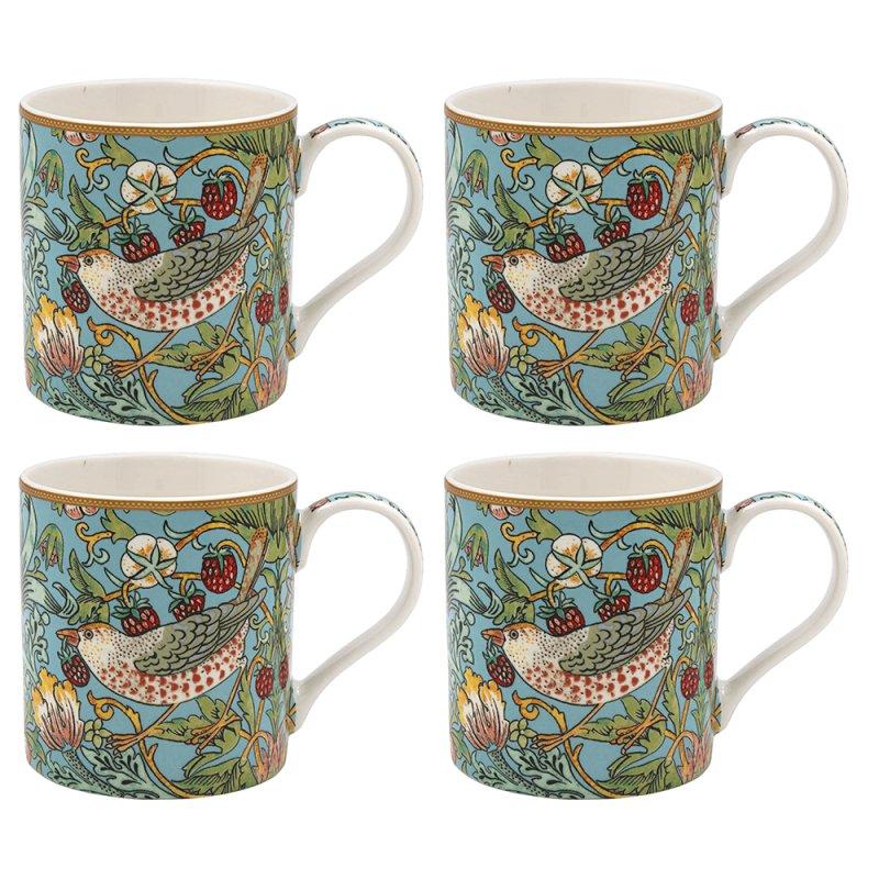 Lesser & Pavey STRAWBERRY THIEF MUGS SET 4 LP96637