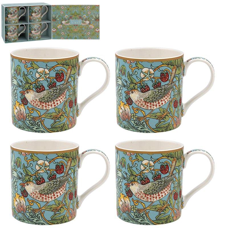 lesser & pavey STRAWBERRY THIEF MUGS SET 4 LP96637