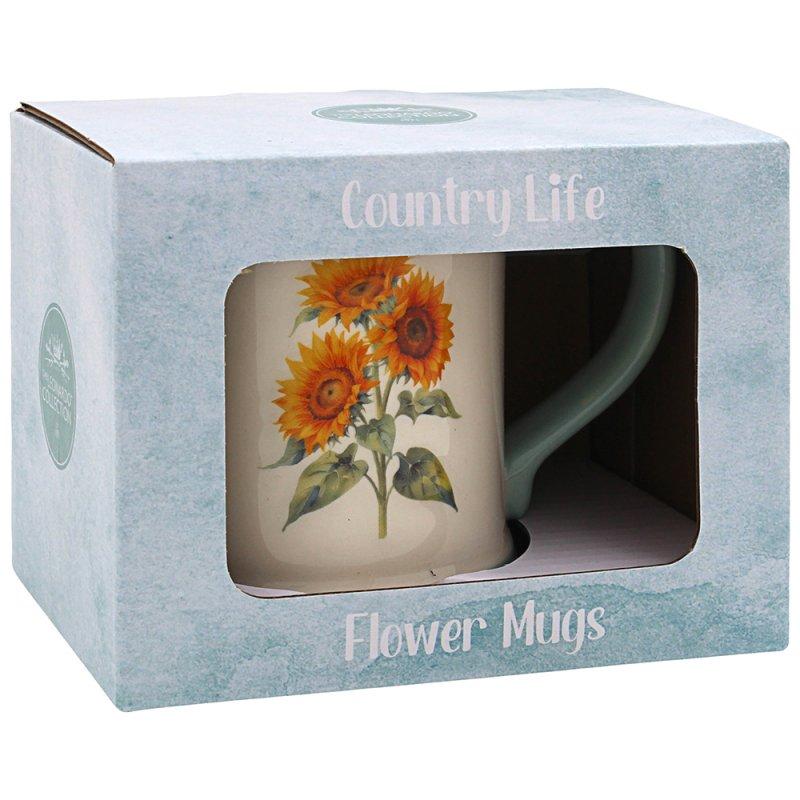 Lesser & Pavey SUNFLOWER MUG EMBOSSED LP75126