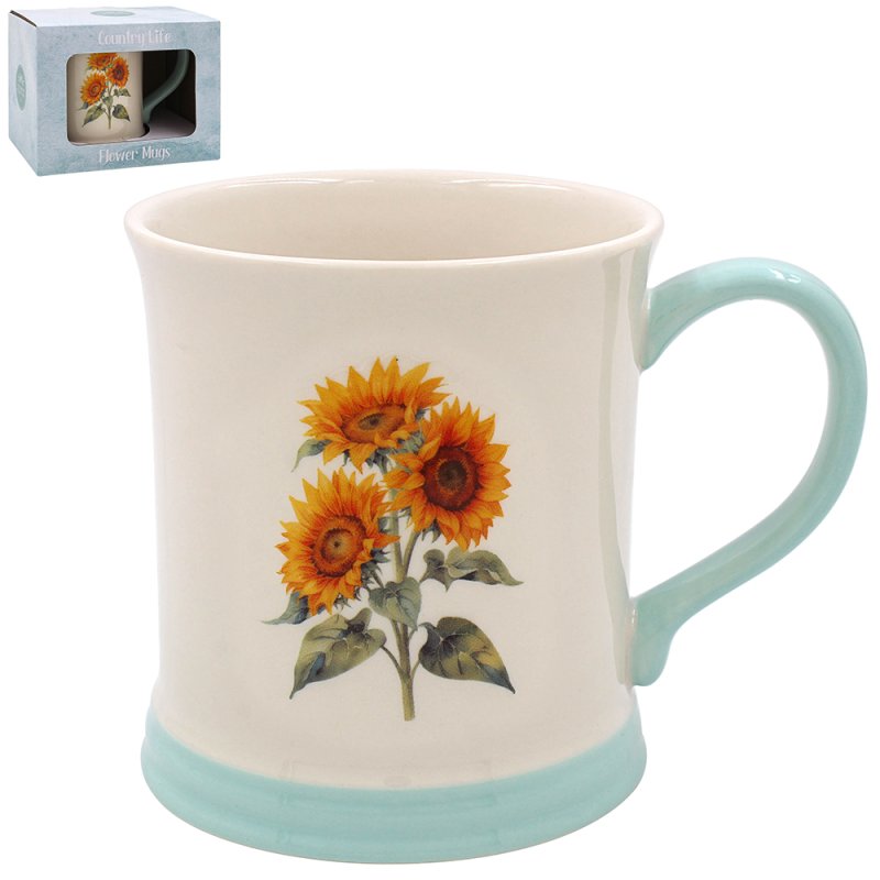 Lesser & Pavey SUNFLOWER MUG EMBOSSED LP75126