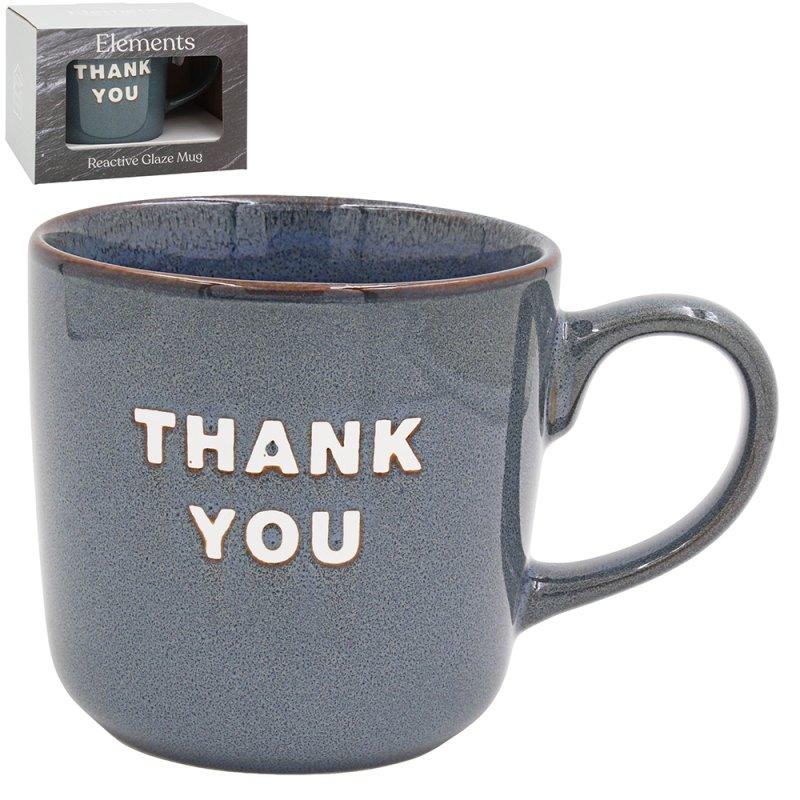 Lesser & Pavey THANK YOU MUG-BLUE/GREY LP76371