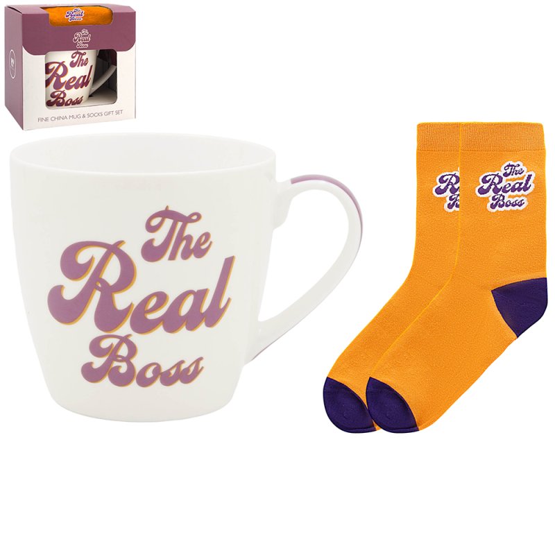 lesser & pavey THE REAL BOSS SOCK GIFT SET LP96824