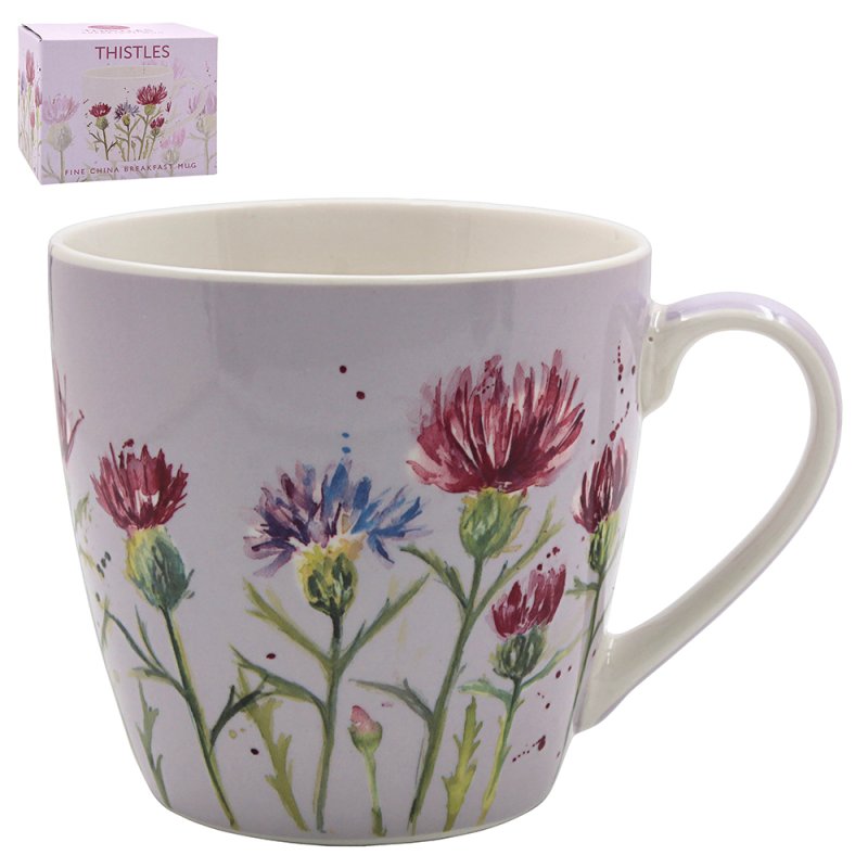lesser & pavey THISTLE BREAKFAST MUG LP96626