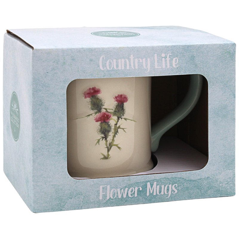 Lesser & Pavey THISTLE MUG EMBOSSED LP75122