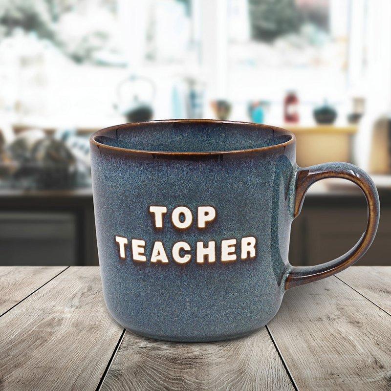 lesser & pavey TOP TEACHER MUG -BLUE/GREY LP76370