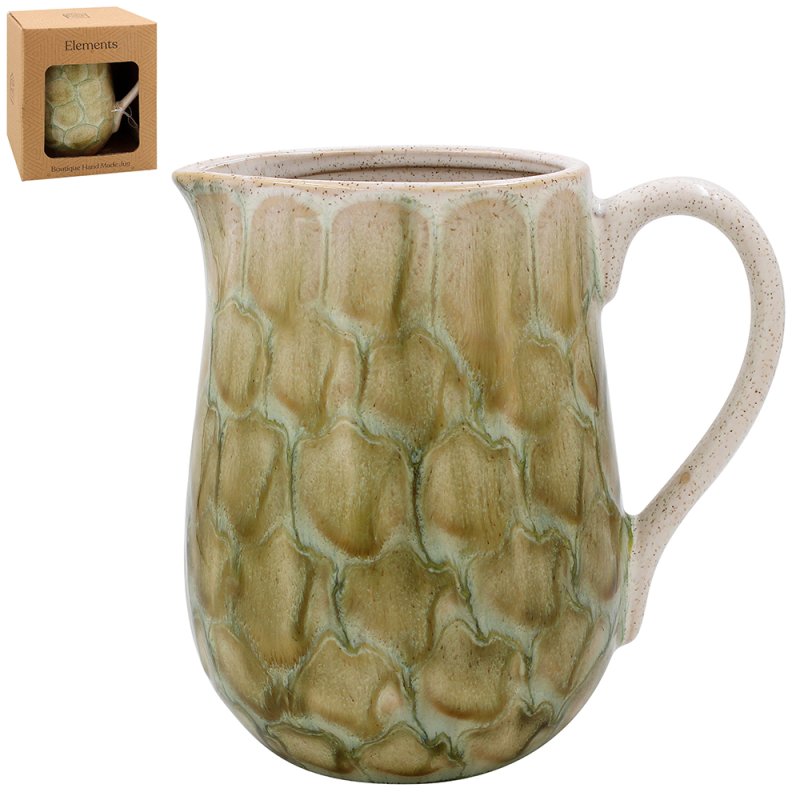 lesser & pavey TORTOISE SHELL FLOWER JUG GRN LP73937