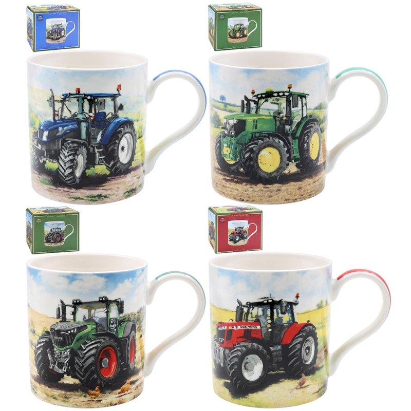 lesser & pavey TRACTORS MUG 4 ASST LP95189