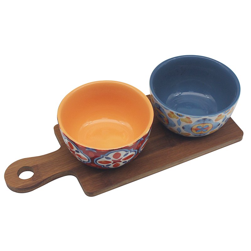 lesser & pavey TUSCANY BOWLS ON BASE SET 2 LP75379