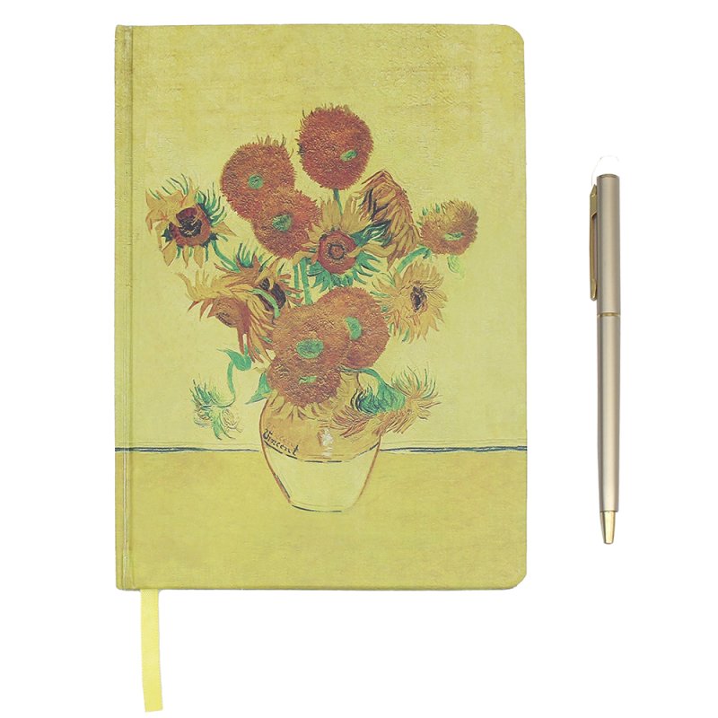 lesser & pavey VAN GOGH SUNFLOWERS NOTEBOOK LP74835