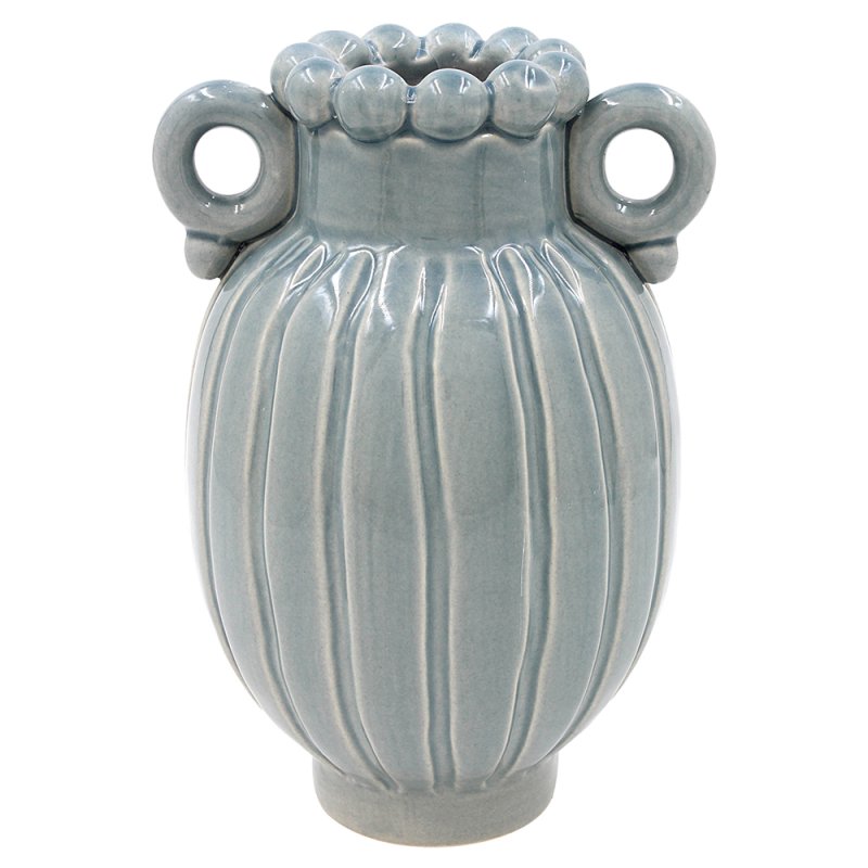 lesser & pavey VASE - BLUE 17.5CM LP75142
