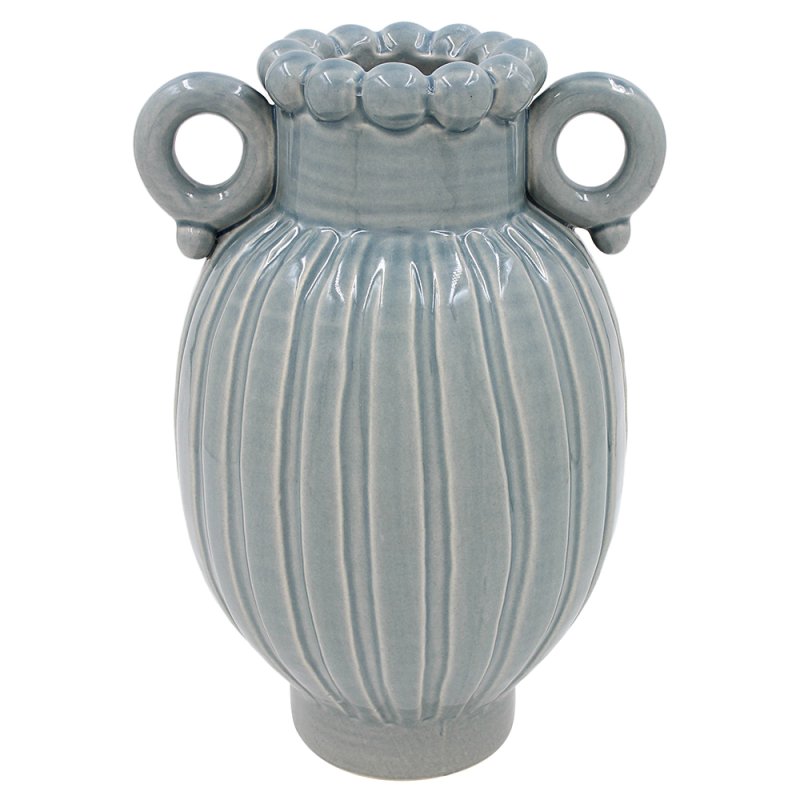 lesser & pavey VASE - BLUE 22CM LP75143