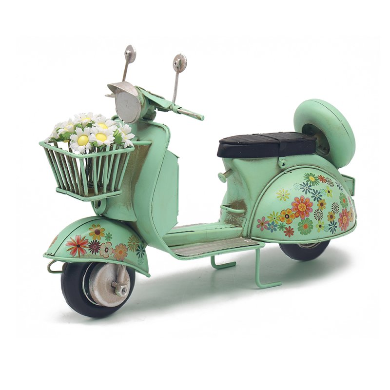 lesser & pavey VINTAGE SCOOTER FLORAL GREEN LP72969
