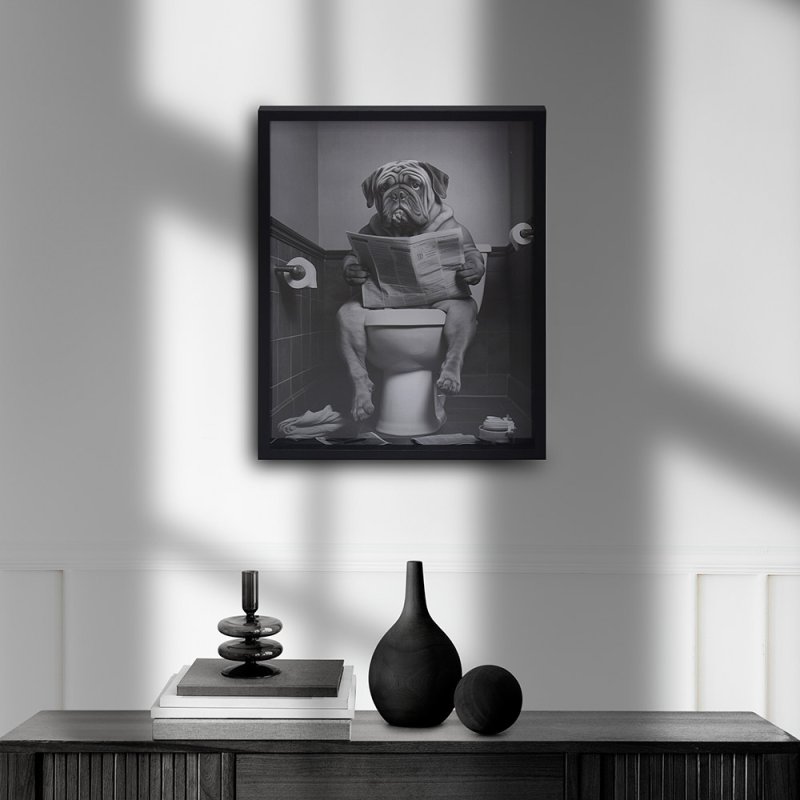 lesser & pavey WALL ART- BULLDOG 30X40 CM LP76116