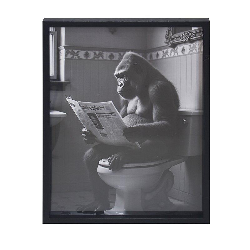Lesser & Pavey WALL ART- GORILLA 30X40 CM LP76113