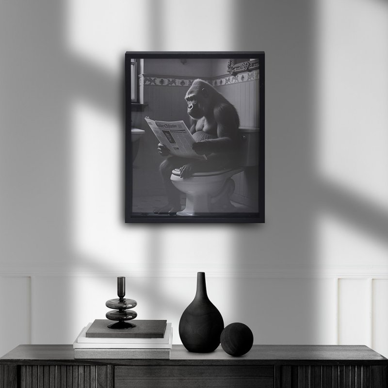 lesser & pavey WALL ART- GORILLA 30X40 CM LP76113