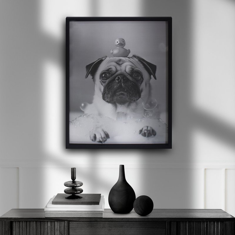 lesser & pavey WALL ART- PUG 45X60 CM LP76127