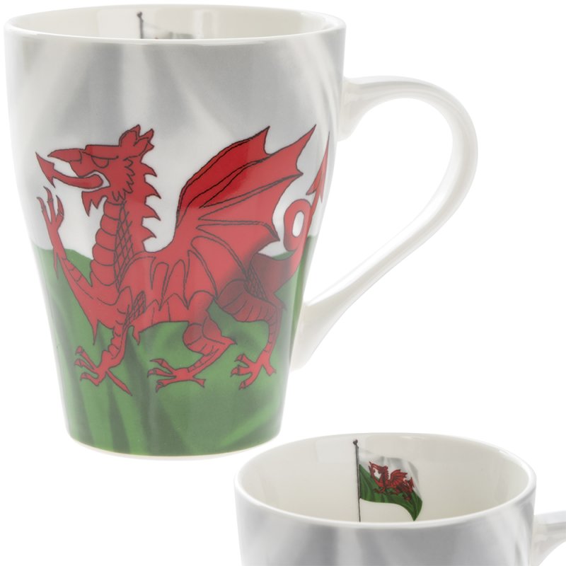 lesser & pavey WELSH FLAG MUG LP31420