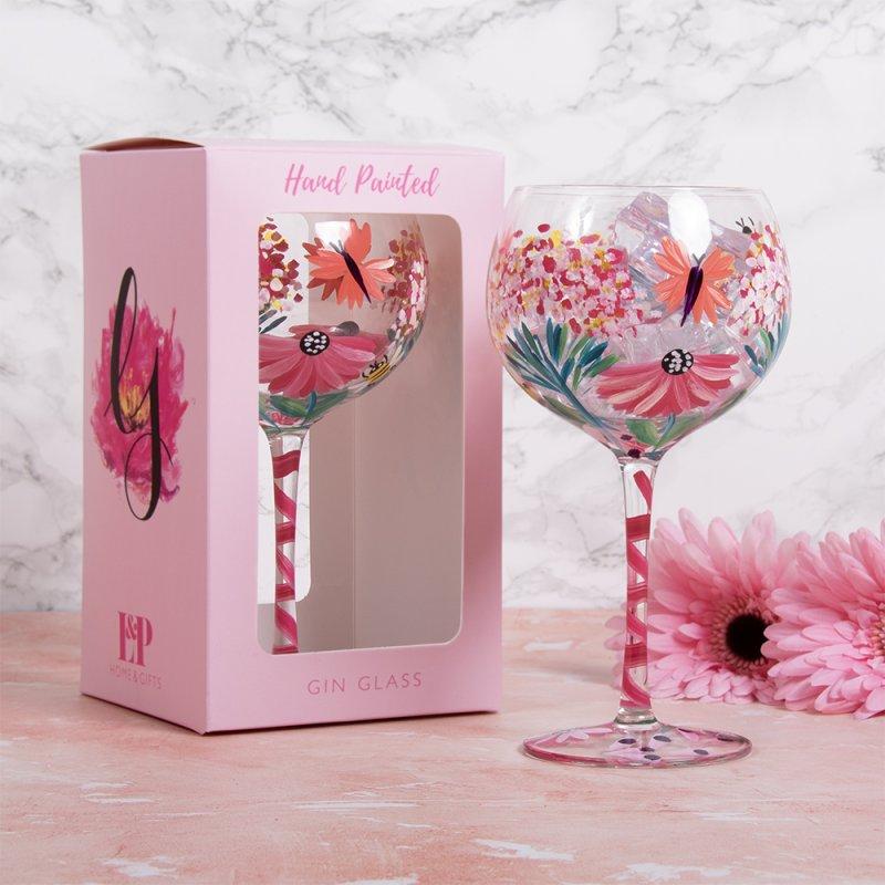 lesser & pavey WILD GARDEN GIN GLASS LP75744