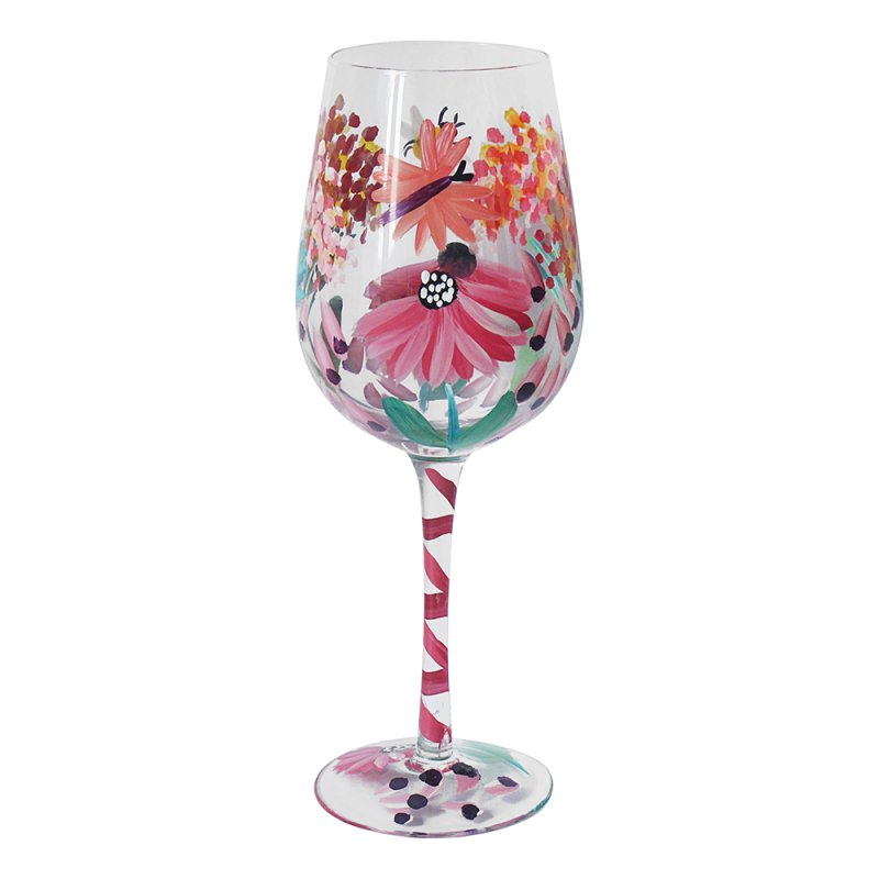 Lesser & Pavey WILD GARDEN WINE GLASS LP75752