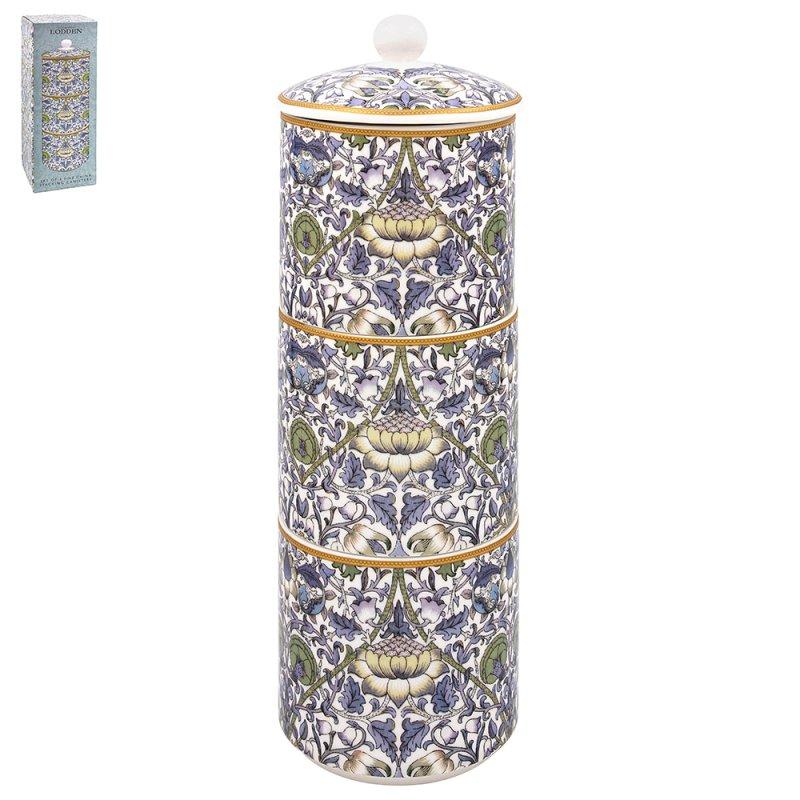 lesser & pavey LODDEN STACKING COVERED JAR S3 LP96357