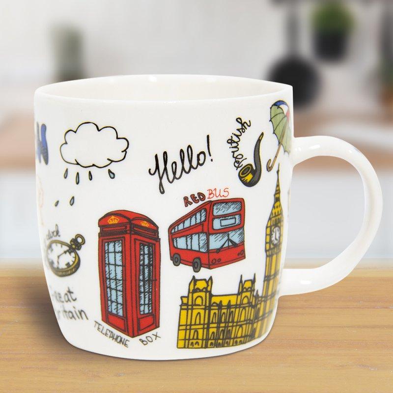 lesser & pavey LONDON SKETCH MINI MUG UNBOXED LP34155