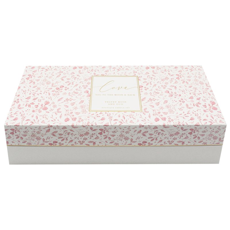 Lesser & Pavey LOVE U TO MOON&BACK CANDLES3 POMEGRANATE NOIR LP74593