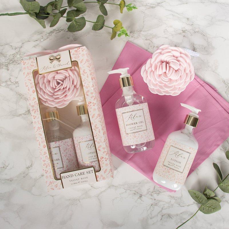 lesser & pavey MADELAINE BATH & SHOWER PINK VELVET & ROSE LP75467