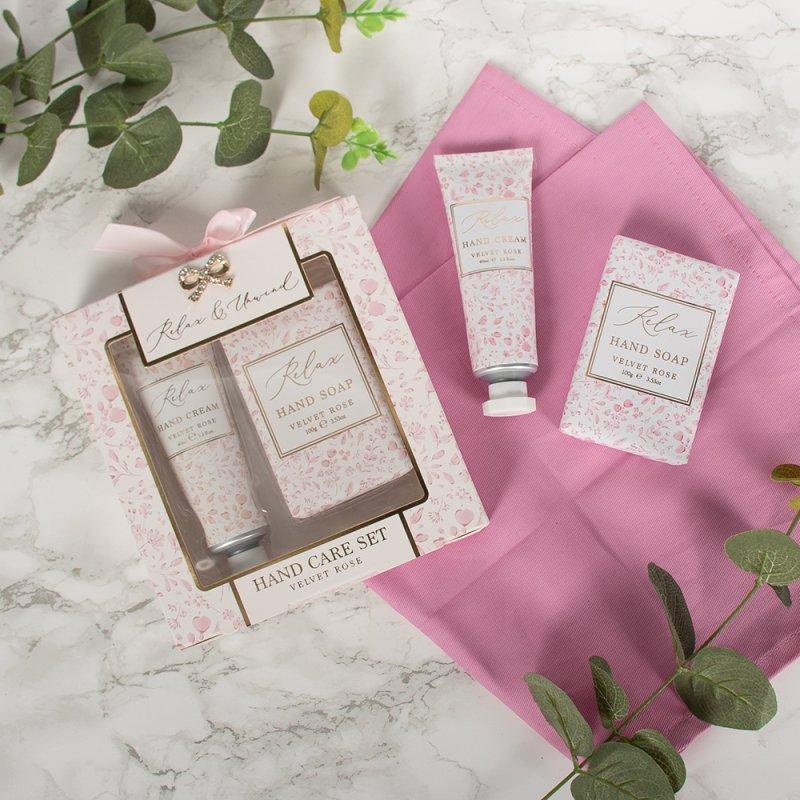 lesser & pavey MADELAINE HAND CARE PINK VELVET & ROSE LP75464