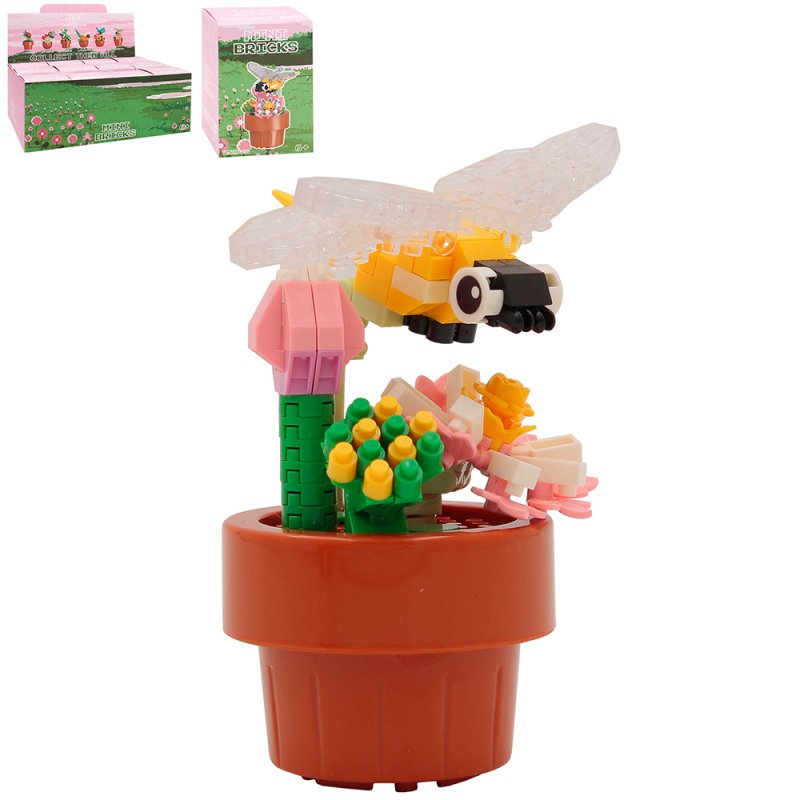 Lesser & Pavey MINIBRICKS FLOWER WITH DRAGFLY LP76549