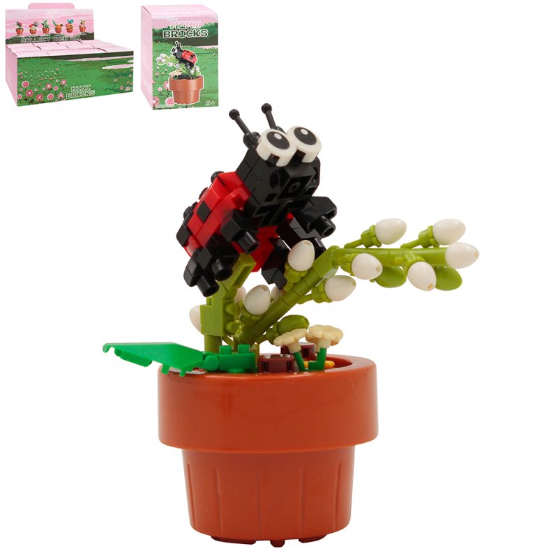 Lesser & Pavey MINIBRICKS FLOWER WITH LDYBIRD LP76544