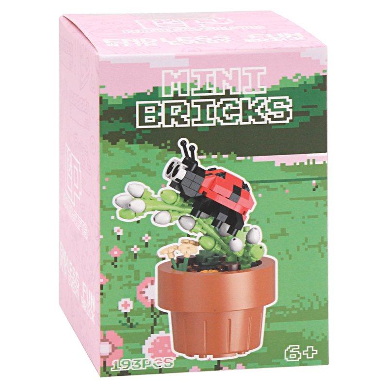 Lesser & Pavey MINIBRICKS FLOWER WITH LDYBIRD LP76544