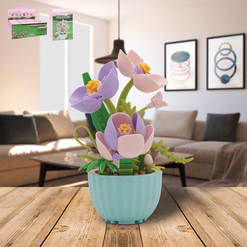 lesser & pavey MINIBRICKS PINK/LILAC CROCUSES LP76556