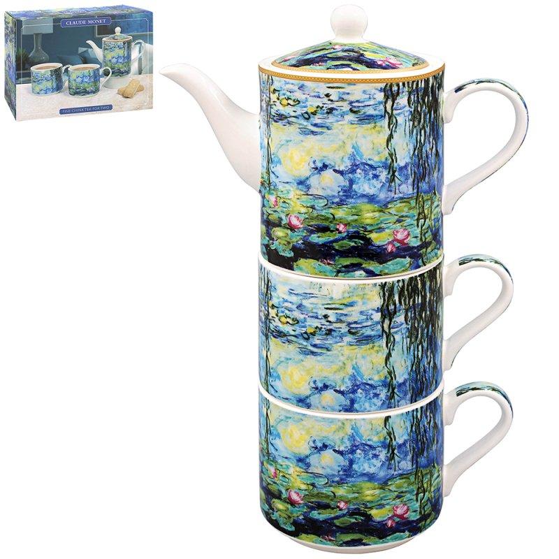 lesser & pavey MONET WATERLILLIES TEA FOR TWO LP96314