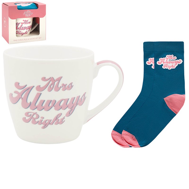 lesser & pavey MRS ALWAYS RIGHT SOCK GIFT SET LP96826