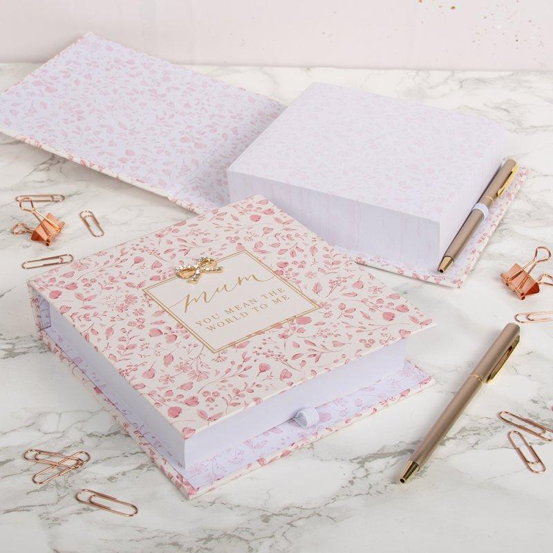 lesser & pavey MUM WORLD TO ME MEMO PAD WITH PEN MADELAINE LP75293