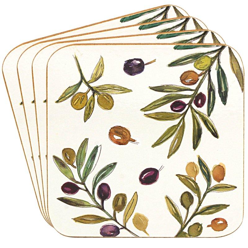 lesser & pavey OLIVE GROVE COASTERS S4 JENNIFER ROSE LP96908