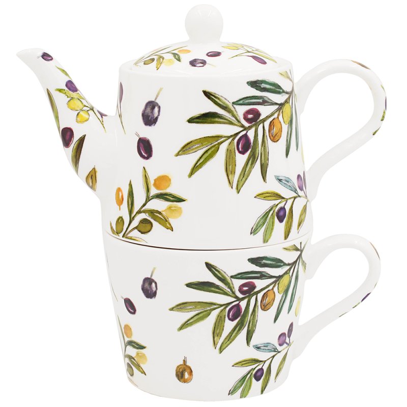 lesser & pavey OLIVE GROVE TEA FOR ONE JENNIFER ROSE LP96903