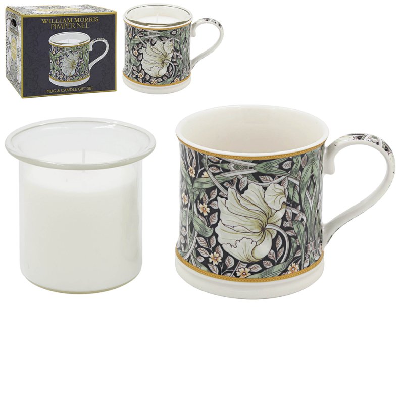 Lesser & Pavey PIMPERNEL CANDLE GIFT SET Wm. MORRIS OUD & BERGAMOT LP76660