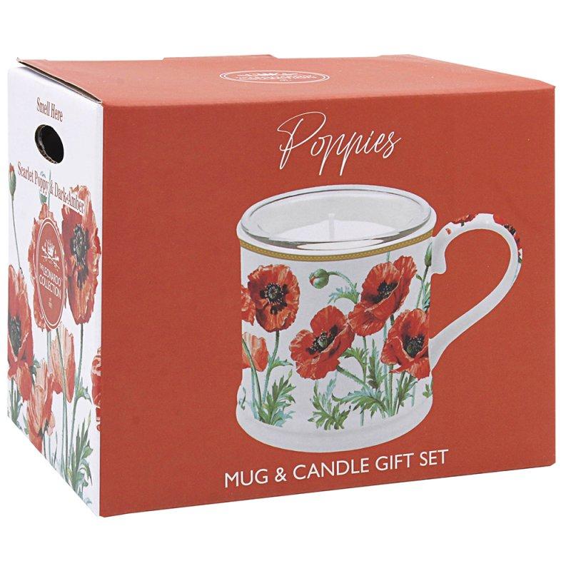 Lesser & Pavey POPPY CANDLE GIFT SET POPPY & DARK AMBER LP76664